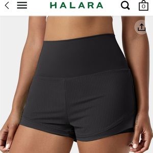 Black Halara Shorts